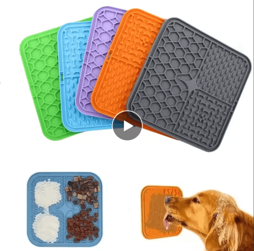 LickEase Slow-Feed Lick Mat Set