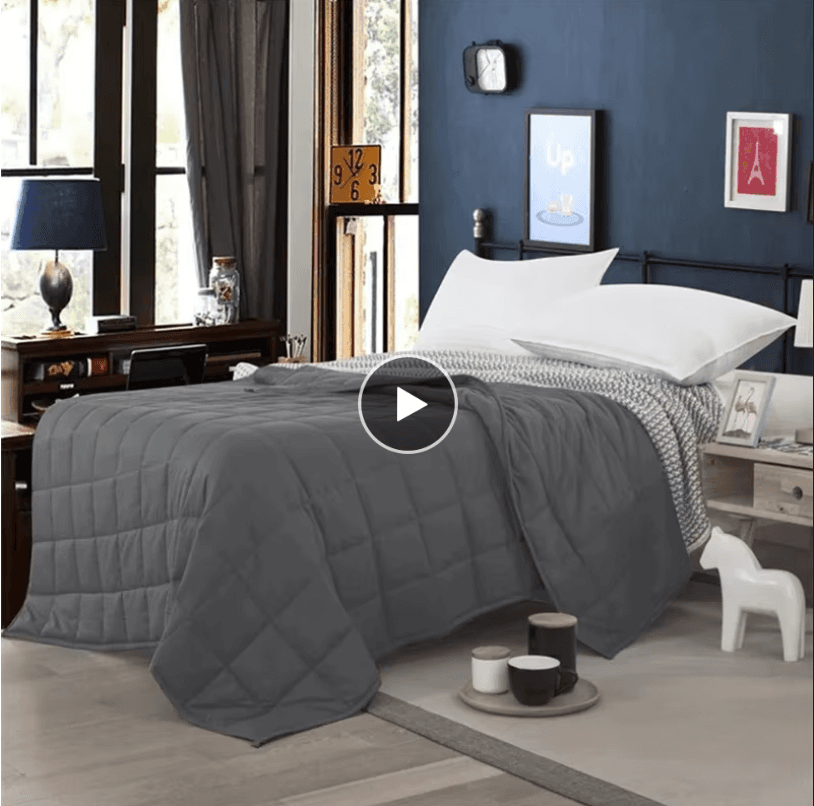 PlushLoop 5-Layer Cotton Weighted Blanket