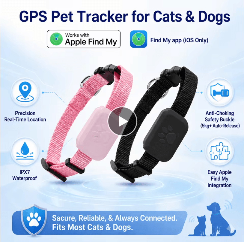 PulseGuard GPS Pet Tracker Collar
