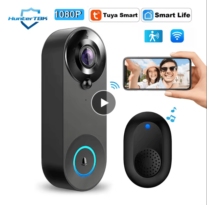 RingAlert 1080P Wireless Smart Video Doorbell