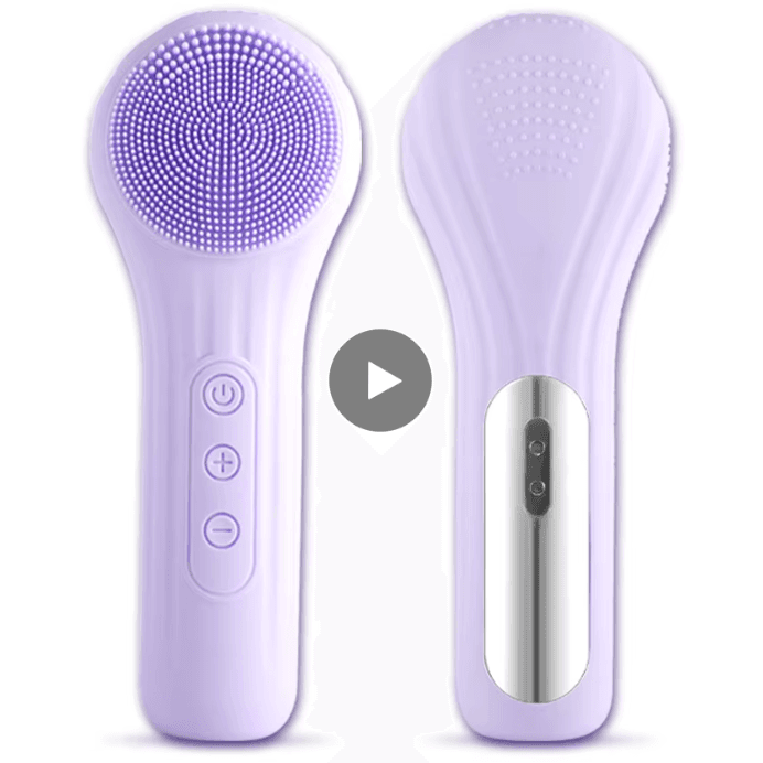 SonicGlow Waterproof Rechargeable Facial Cleansing Brush
